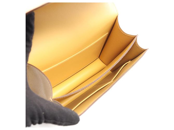 Borsa a Spalla Constance 3 Mini Dore di Hermès D'oro - vista 3