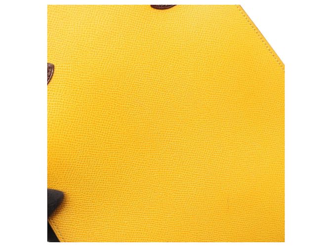 Hermès Borsa a Spalla Hermes Kelly Sport MM Marrone Giallo - vista 10