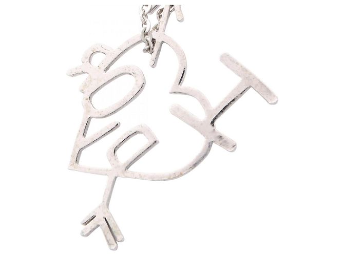 Collana I LOVE DIOR con freccia a cuore Christian Dior Argento - vista 2