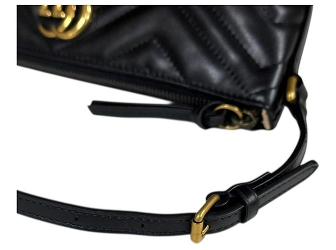Borsa Gucci GG Marmont Nero - vista 10