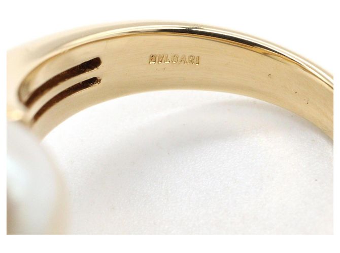 Bulgari Bague Bvlgari Passodoppio en perles et diamants Blanc Doré - vue 4