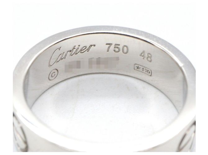 Anello Love Cartier in oro bianco 18K Argento - vista 3