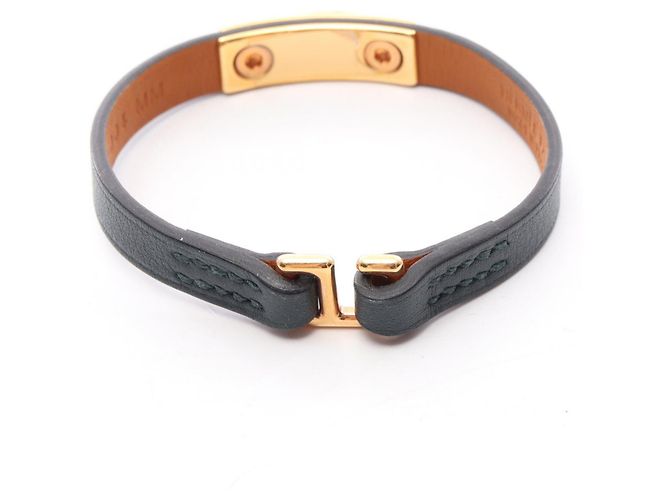 Hermès Micro Rival Charm Armband Golden Grün - Ansicht 2