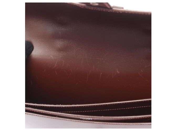 Sac à Dépêches 38 d'Hermès Marron - vue 7