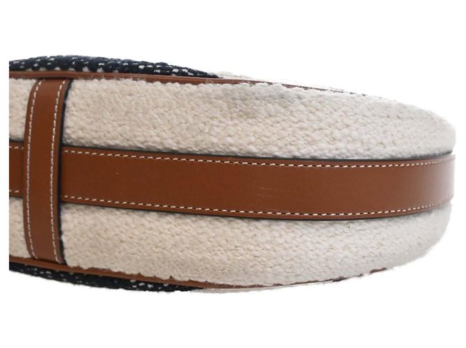 Céline Bolso de Hombro Ava de Textil Tejido Beige Mediano de Celine - vista 9