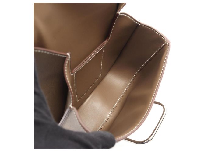 Borsa a Spalla Mini Della Cavalleria Etoupe di Hermès Marrone Taupe - vista 3