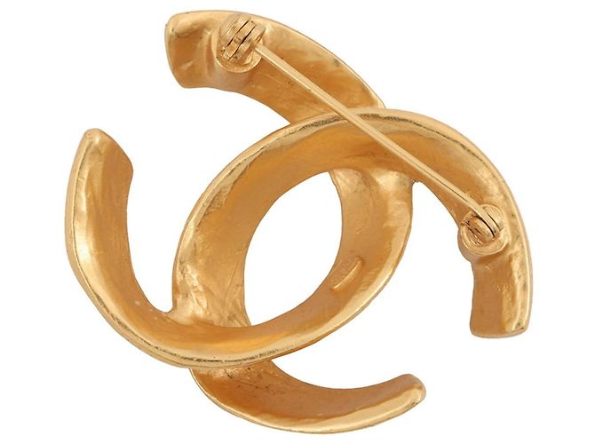 Spilla in oro Chanel con il marchio Coco D'oro - vista 3
