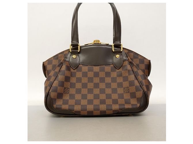 Borsa Louis Vuitton Damier Verona PM N41117 Ebano Damier ebene - vista 9
