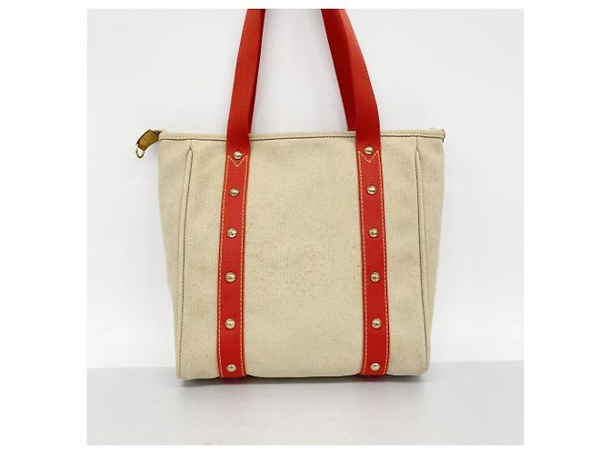 Borsa tote Cabas MM Antigua di Louis Vuitton Beige - vista 9