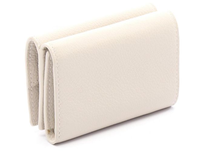 Yves Saint Laurent Compact Tri-fold Wallet White - view 2