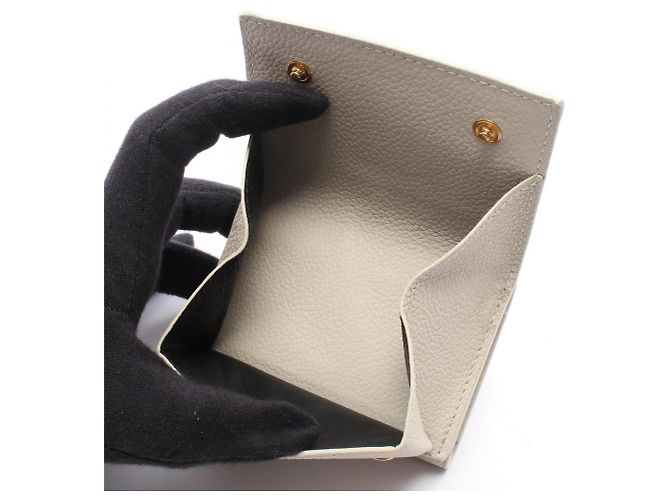 Yves Saint Laurent Compact Tri-fold Wallet White - view 4
