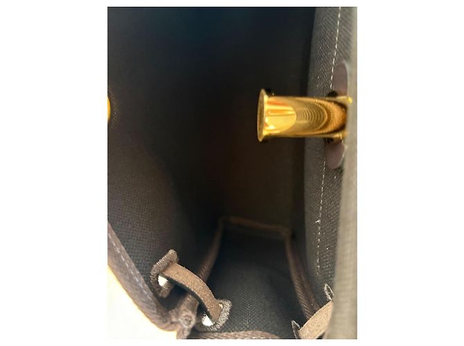 Hermès Mini Herbag in Pelle Marrone Scuro - vista 11