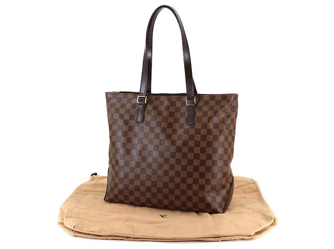 Borsa a mano personale Louis Vuitton Damier Cabas Mezzo Damier ebene - vista 2