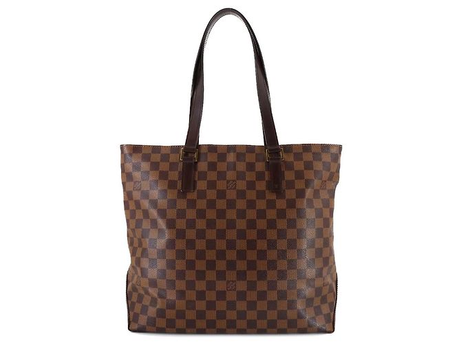 Borsa a mano personale Louis Vuitton Damier Cabas Mezzo Damier ebene - vista 3