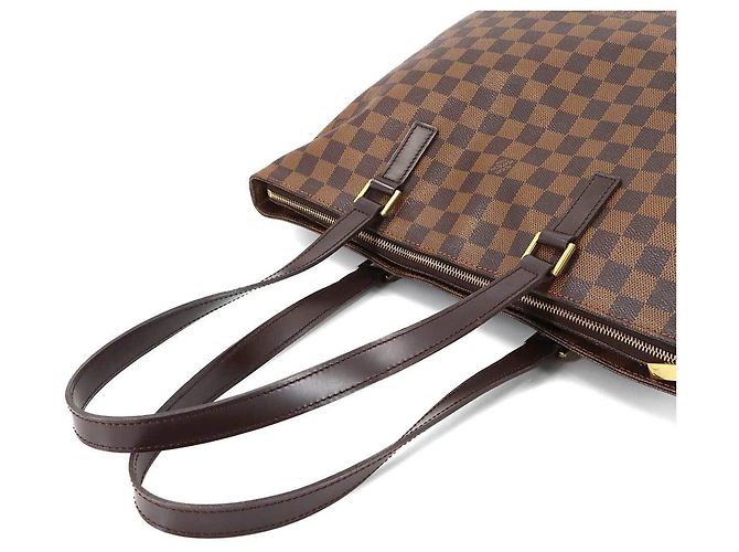 Borsa a mano personale Louis Vuitton Damier Cabas Mezzo Damier ebene - vista 6