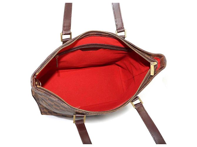 Borsa a mano personale Louis Vuitton Damier Cabas Mezzo Damier ebene - vista 7