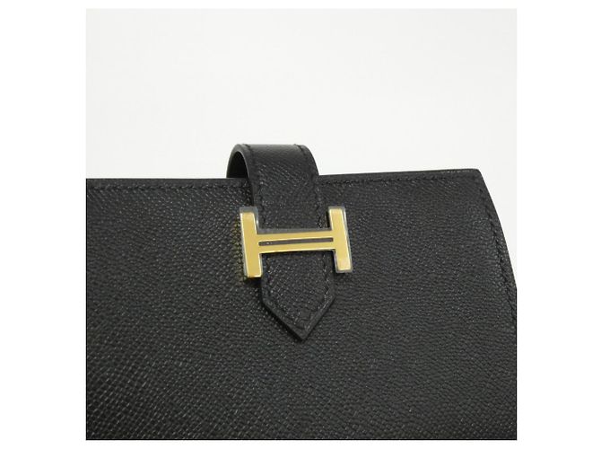 Mini billetera Bearn Hermès Negro - vista 3