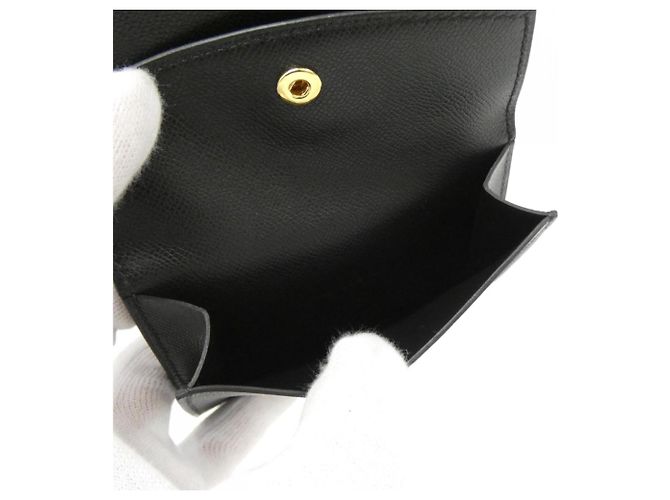 Mini billetera Bearn Hermès Negro - vista 5