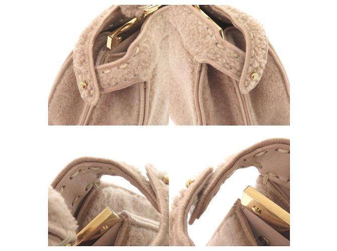Fendi Peekaboo I.U. Medium Handtasche Pink - vista 10