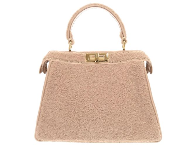 Fendi Peekaboo I.U. Medium Handtasche Pink - vista 3