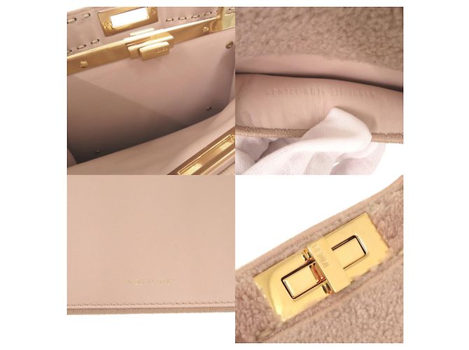 Fendi Peekaboo I.U. Medium Handtasche Pink - vista 7