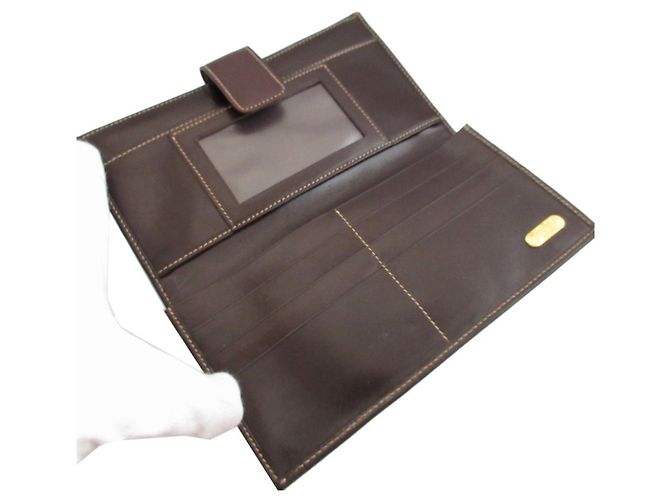 Fendi Zucca Pattern Brown Long Wallet - view 5