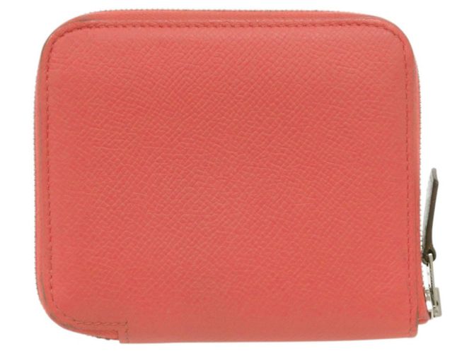Monedero de seda Azap de Hermès en Rosa Jaipur - vista 2
