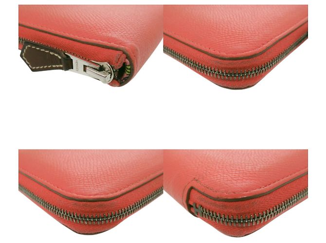 Monedero de seda Azap de Hermès en Rosa Jaipur - vista 3