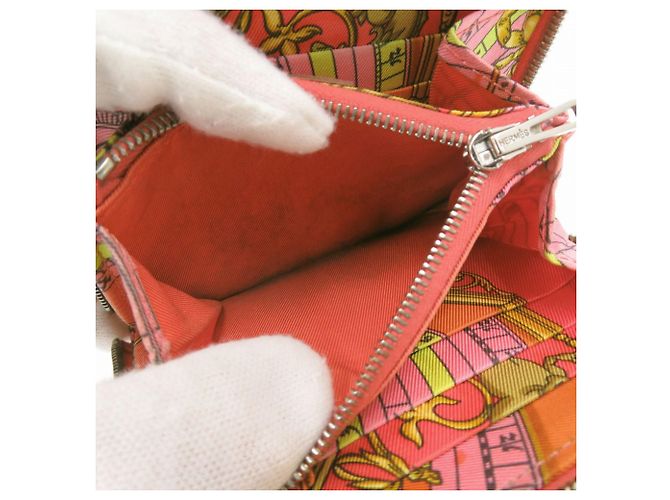 Monedero de seda Azap de Hermès en Rosa Jaipur - vista 5