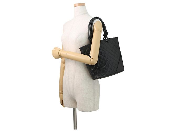 Bolso tote de la línea Cambon de Chanel Negro - vista 4