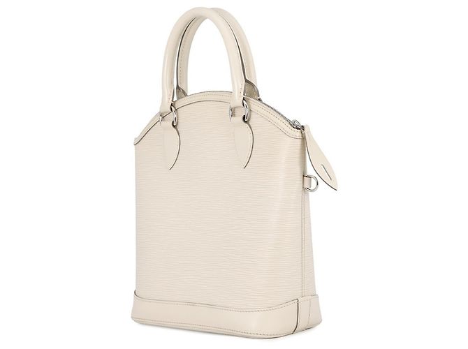 Borsa Louis Vuitton Epi Lockit M4229J in bianco - vista 2