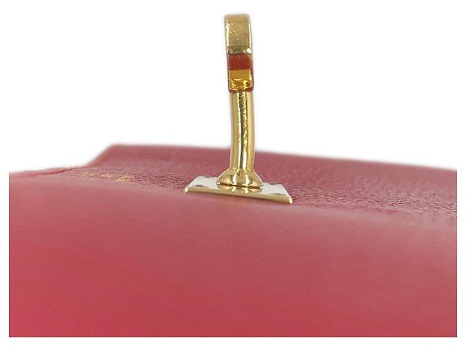 Hermès Cartera Kelly Long en Rouge Grenat Roja - vista 14