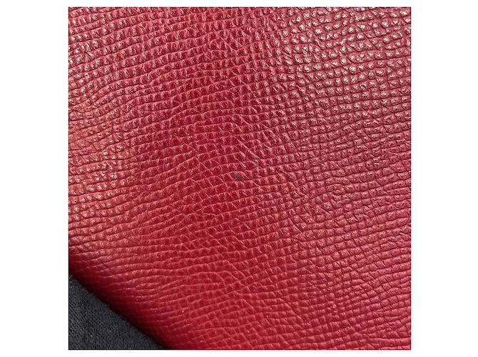 Hermès Cartera Kelly Long en Rouge Grenat Roja - vista 8