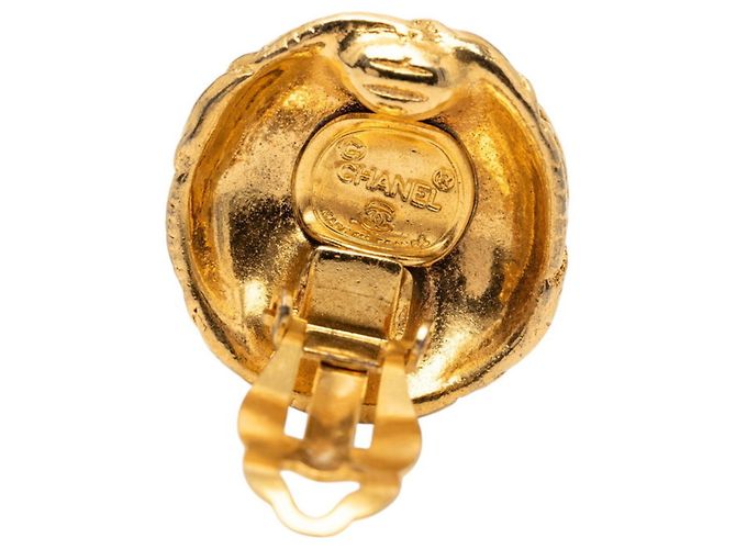 Timeless Orecchini a clip vintage Coco Mark di Chanel D'oro - vista 3