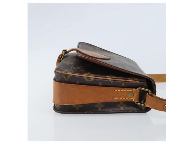 Borsa Cartouchiere Louis Vuitton in Canvas Monogram MM Marrone - vista 3