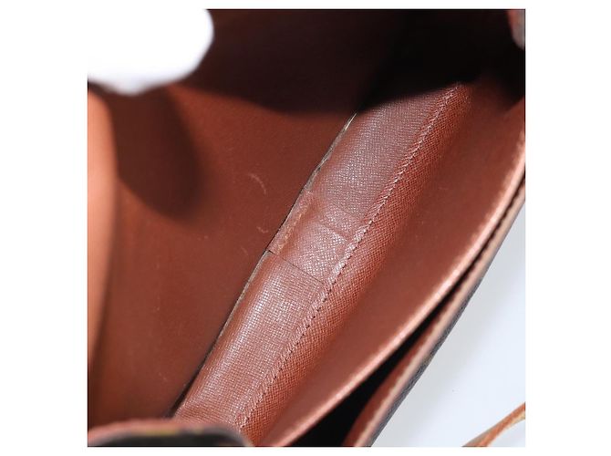 Borsa Cartouchiere Louis Vuitton in Canvas Monogram MM Marrone - vista 5