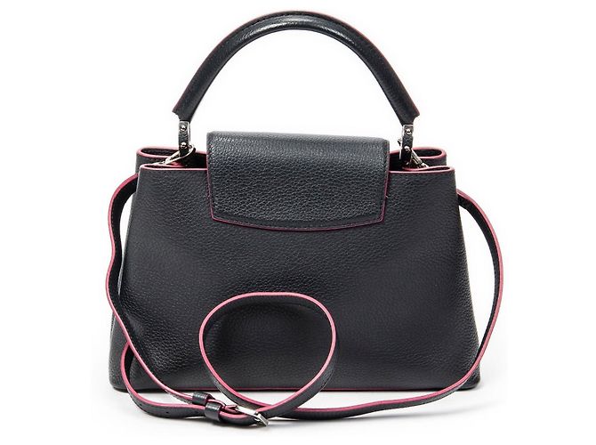Louis Vuitton Capucines MM Marineblau - Ansicht 2