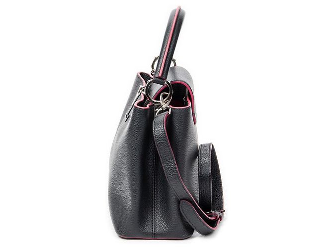 Louis Vuitton Capucines MM Marineblau - Ansicht 3