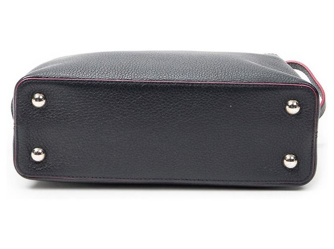 Louis Vuitton Capucines MM Marineblau - Ansicht 5
