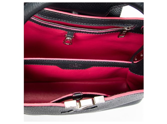 Louis Vuitton Capucines MM Marineblau - Ansicht 6