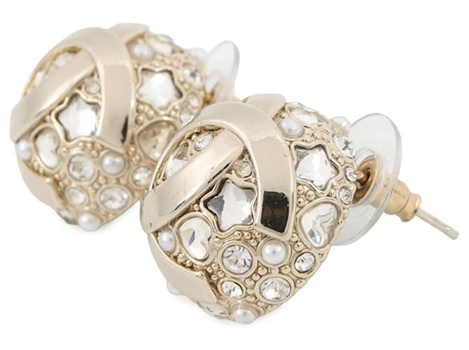 Orecchini rotondi Chanel Coco Mark D'oro - vista 2