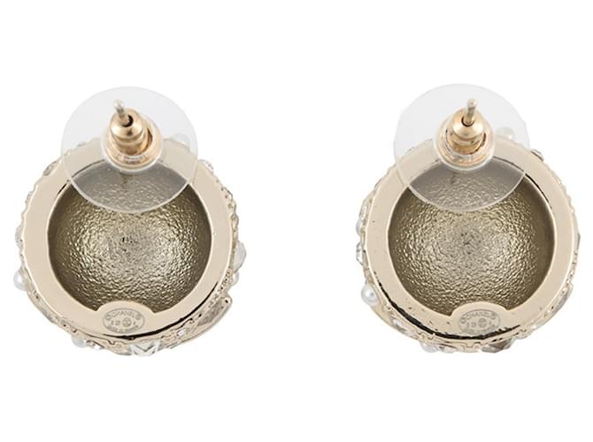 Orecchini rotondi Chanel Coco Mark D'oro - vista 3