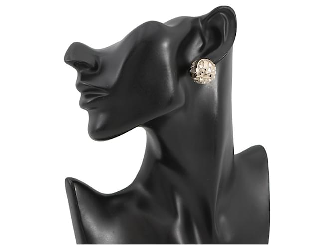 Orecchini rotondi Chanel Coco Mark D'oro - vista 4
