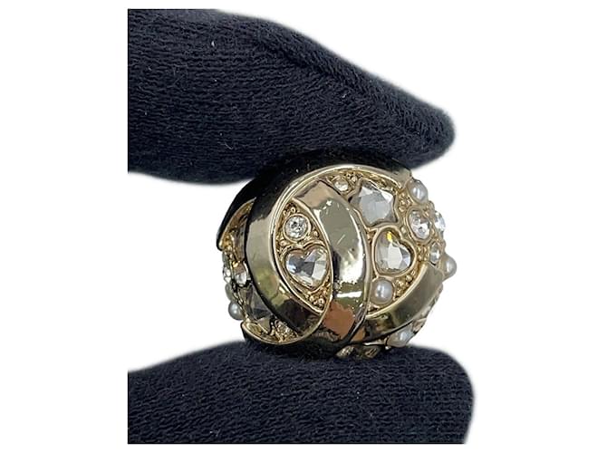 Orecchini rotondi Chanel Coco Mark D'oro - vista 8