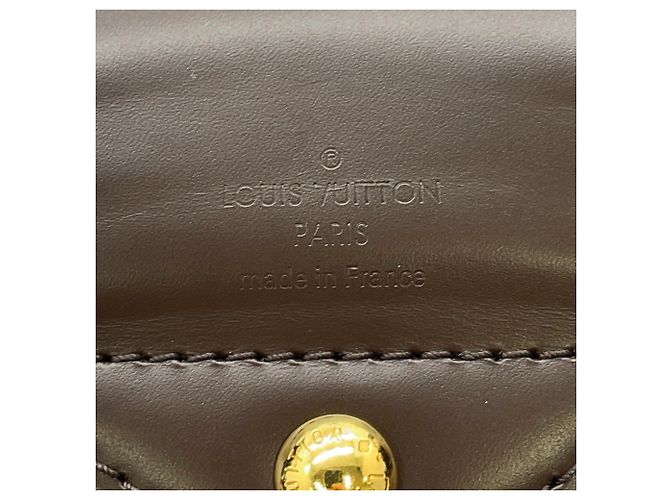 Borsa a Spalla Sistina PM Damier Ebene di Louis Vuitton Marrone - vista 16