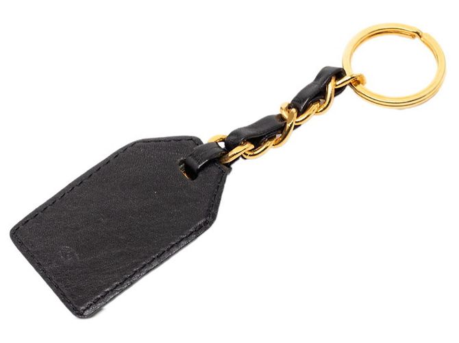 Portachiavi Chanel Coco Mark Nero D'oro - vista 2