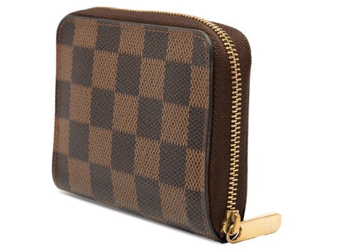 Monedero Zippy Damier Louis Vuitton Castaño - vista 2