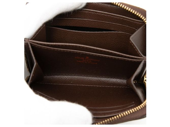Monedero Zippy Damier Louis Vuitton Castaño - vista 4