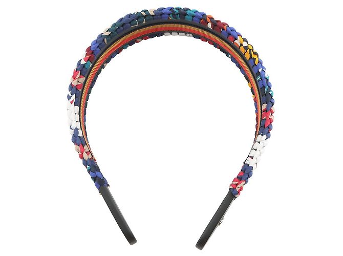 Fascia per Capelli Grace Hermès Sellier Multicolore Blu navy - vista 3