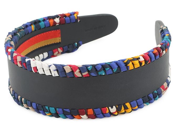 Fascia per Capelli Grace Hermès Sellier Multicolore Blu navy - vista 4